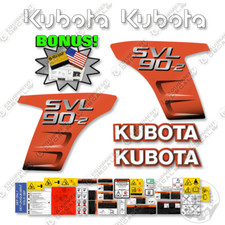 Adatto per Kubota SVL 90-2 Kit Decalcomanie Caricatore Pista Ricambio Decalcomanie - 7 ANNI 3M VINILE
