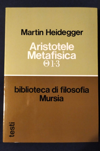 Heidegger aristotele - m., "aristotele