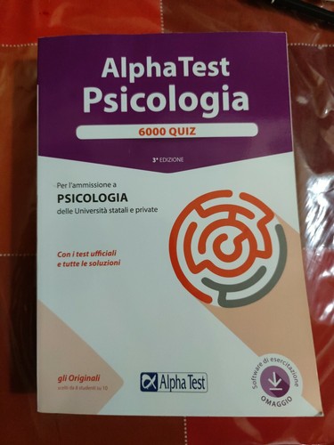 Alpha test psicologia 6000 - test,
