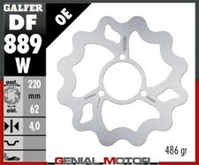 Galfer Disco Freno Posteriore Wave Fixed 220X4mm Hm Derapage 50 1999>2002
