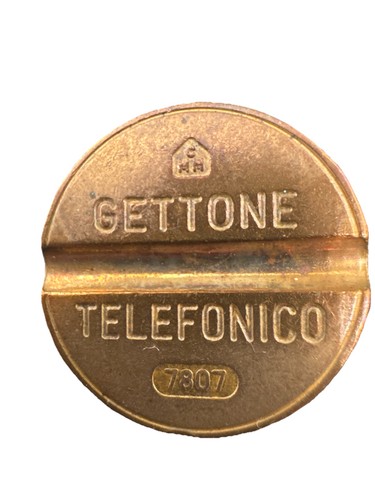 Gettone telefono italiano - gettone,