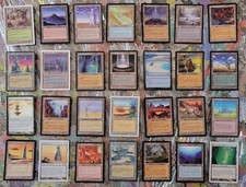28 TERRE SUPER Magic the Gathering: CARTE da COLLEZIONE VINTAGE MtG ( Elenco )