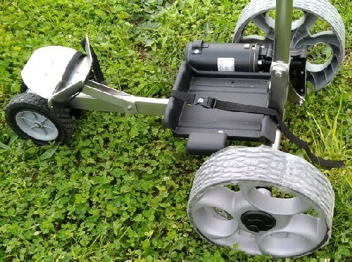Carrello elettrico golf inox - carrello,