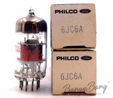 2 Philco 6JC6A Telaio Griglia Taglio Affilato Valvola Pentodo - Tubi BangyBang