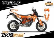 KIT ADESIVI GRAFICHE "2K19 ORANGE" compatibili con KTM 690 SMC R da 2019 a 2024