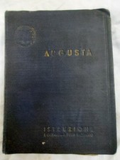 Lancia Augusta Manuale 1934 Uso e Manutenzione con Catalogo Ricambi E Listino 