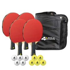 JOOLA Set da ping pong Family, set da ping pong con 4 racchette da ping pong, pa