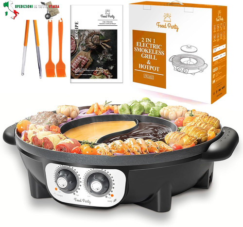Hot pot elettrico - hot, griglia
