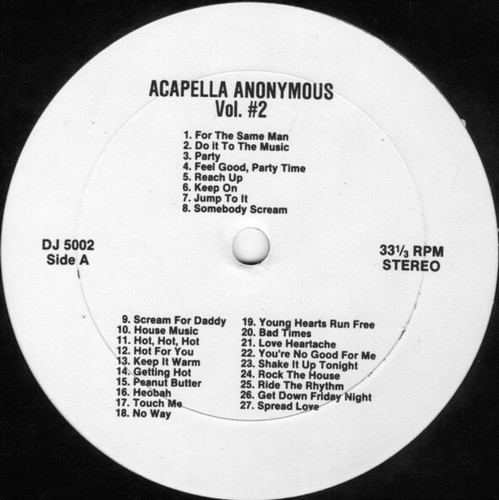 Acapella anonymous vol - vol., ,lp