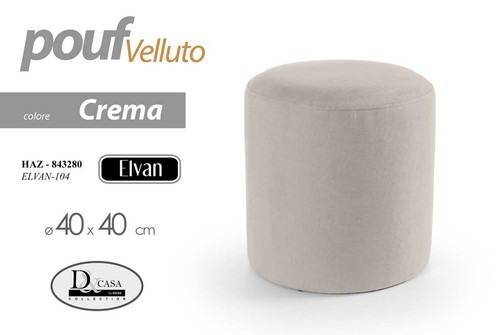 Pouf moderno velluto - moderno,