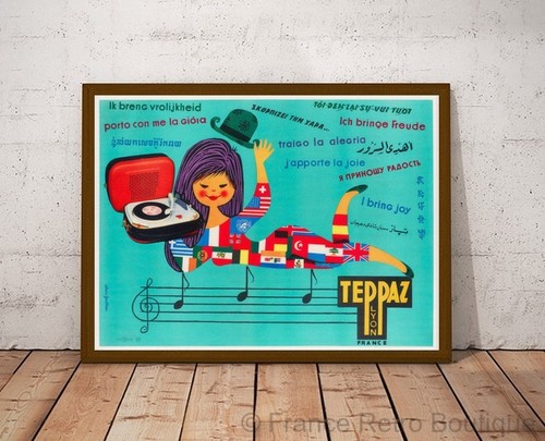 Poster affiche teppaz bring - teppaz, i