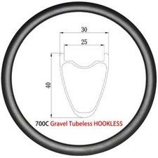 Cerchio bici ghiaia strada