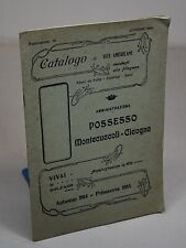 1914 BRIANZA CATALOGO VITE AMERICANA VIVAIO MONTECUCCOLI CICOGNA ELLO  SC86