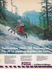 advertising Pubblicità-MOTO FANTIC TRIAL  PROGRESS 1  50 1986 MOTOITALIANE TRIAL