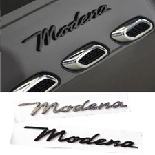 Per Maserati Modena 2PCS lato LOGO ABS Emblems Ornaments Grecale Levant Ghibli