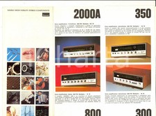 1970 ca JAPAN SANSUI ELECTRIC Pieghevole ILLUSTRATO Apparecchi audio