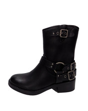 Stivaletti neri biker donna uk