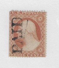 US Scott # 26a, tre centesimi