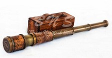 ANTICO TELESCOPIO NAUTICO OTTONE PIRATA SPYGLASS NUOVO FATTO A MANO VINTAGE CANNOCCHIALE ARTICOLO