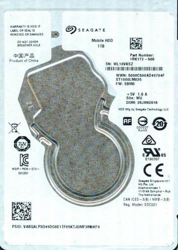 St1000lm035 1rk172 568 sbm3 - st1000lm035,, 1rk172-568,