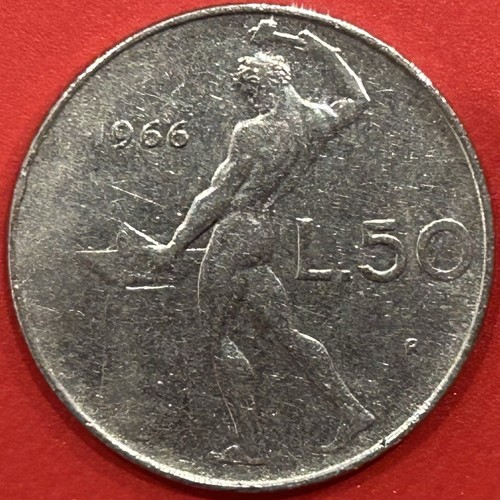 Moneta lire - 50, (