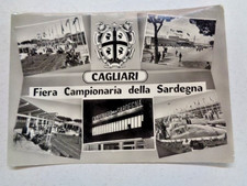CAGLIARI Fiera Campionaria della Sardegna CARTOLINA F.to grande BN Viagg. 1958