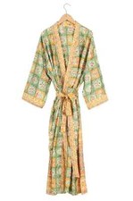 Vintage Patola Seta Vestaglia