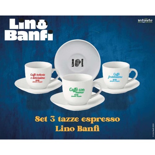 Lino banfi espresso - tazza, set