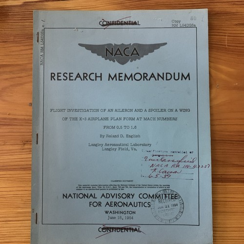 Bell naca research memo - bell,