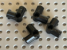 4 x LEGO TECHNIC Black Connectors 6 ref 32014 / Set 8527 8547 8292 8465 8479....