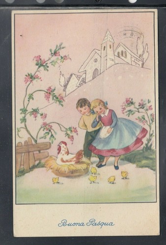 Cartolina augurale buona - cartolina,