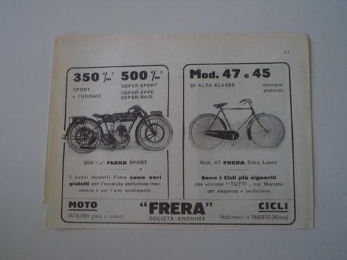 Advertising pubblicità 1924 - advertising,