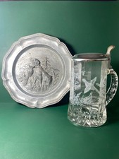 Rilievo in peltro caccia