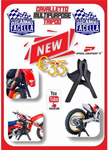 Cavalletto laterale moto cross - cavalletto,