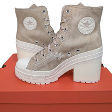Sneaker Converse Chuck 70 De Luxe tacco originale polpaccio pony capelli platform 8,5 NUOVE