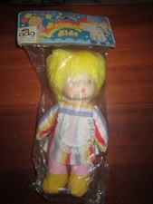 BAMBOLINA IN PEZZA TIPO IRIDELLA VINTAGE ANNI '80 IN BUSTINA CON CAPELLI GIALLI