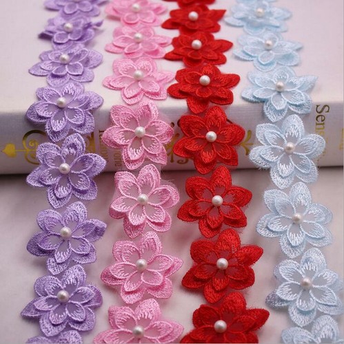 Iarda ricamo perline fiori - 1,