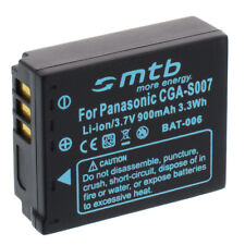 Batteria CGA-S007 per Panasonic Lumix DMC-TZ1 TZ2 TZ3 TZ4 TZ5 TZ11 TZ15 TZ50