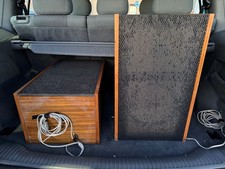 Coppia Diffusori "Lesa ECA 120" - Altoparlanti a Due Vie Bass Reflex Vintage