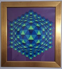 Victor vasarely serigrafia - ,