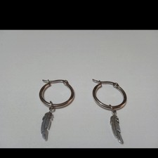 Orecchini colore argento con