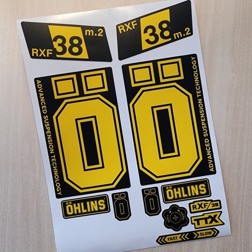Adesivo forcella ohlins - forcella, 38