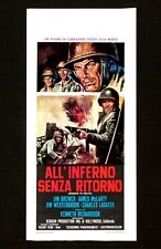 ALL'INFERNO SENZA RITORNO locandina poster Mission to Death Guerra War AY36