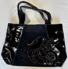 Borsa Braccialini originale scamosciata e vernice nera