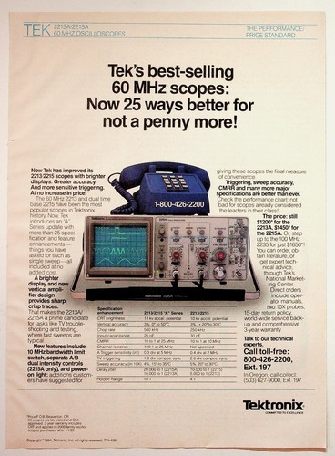 Tektronix 2213a 2215a - tektronix,