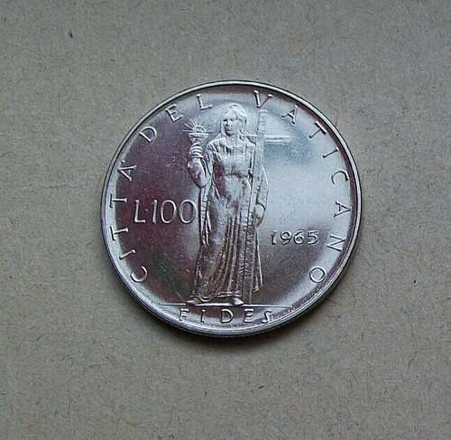 100 lire 1965 città del - lire,