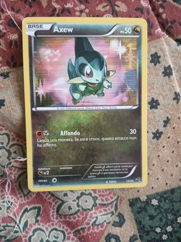 Carta pokemon axew 20 - carta, 13/20
