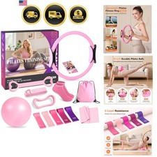 Attrezzatura Pilates a Casa Essentials Kit per Donna 13 Pezzi Set Allenamento