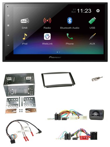 Pioneer usb bluetooth dab 2din - pioneer,