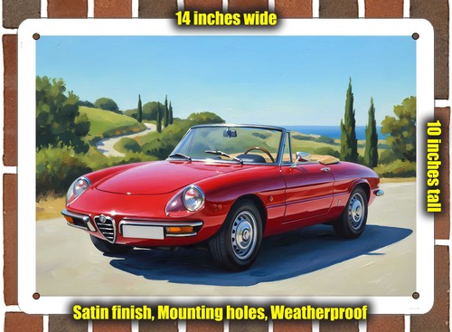 Insegna metallo 1966 alfa - -,